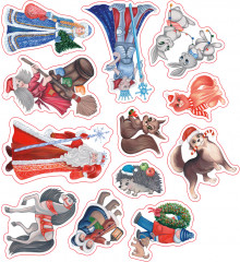 Игра магнитная «Друзья Деда Мороза» - Фото 2