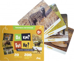 Карточки Домана «Ол кім? Бұл не? Африка жануарлары» - Фото 4