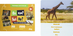 Карточки Домана «Ол кім? Бұл не? Африка жануарлары» - Фото 5