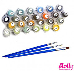 Картина по номерам «Тигрята на качелях» - Фото 3