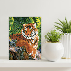 Мозаика алмазная «Тигр в джунглях» - Фото 3