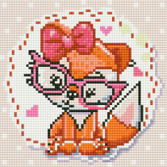 Мозаика алмазная «Хитрый лисёнок» - Фото 1