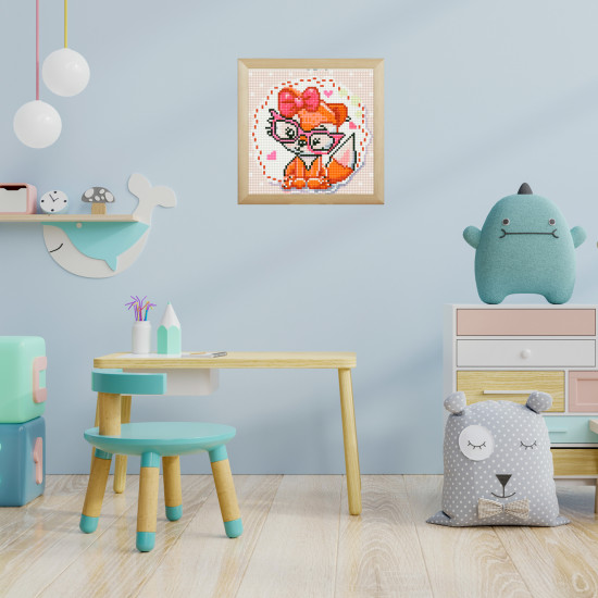 Мозаика алмазная «Хитрый лисёнок»