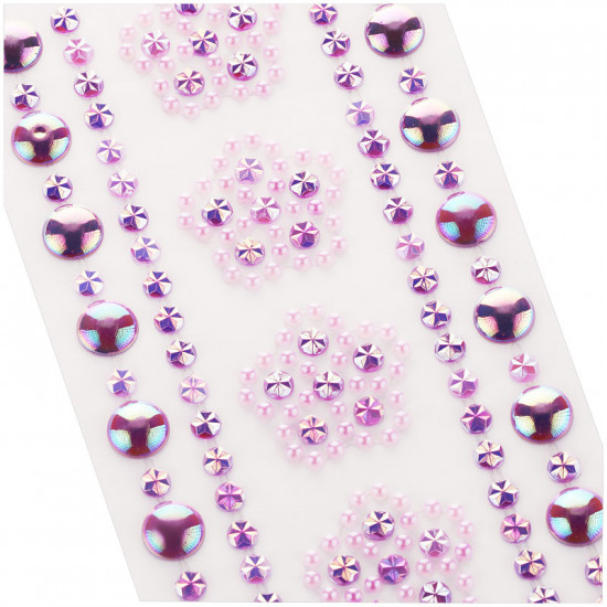 Наклейки акриловые «Purple flowers»