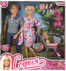 Набор кукол «София с Алексом и дочкой» - Фото 3