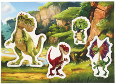 Игра развивающая с липучками «Невероятные приключения. Гигантозавр» - Фото 3