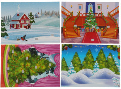 Игра развивающая с липучками «Новый год» - Фото 1