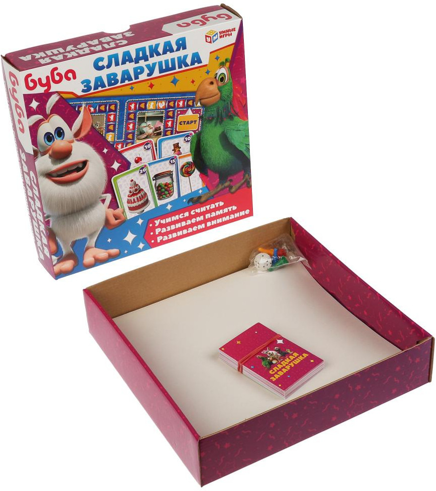Игра настольная «Сладкая заварушка» | Буба | Умные игры | Фото 1