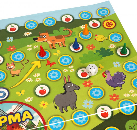 Игра настольная «Переполох на ферме»