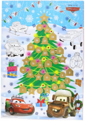 Адвент-календарь. Раскраска «Тачки» - Фото 1