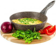 Сковорода глубокая с крышкой «Коричневый опал» - Фото 3