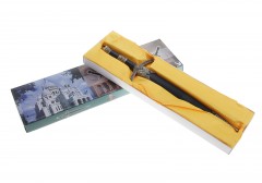 Кортик сувенирный, рукоять черная со вставкой из бронзы - Фото 2