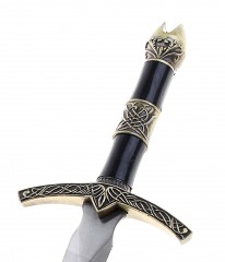 Кортик сувенирный, рукоять черная со вставкой из бронзы - Фото 1