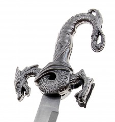 Кортик сувенирный, резные ножны, дракон на рукояти - Фото 1