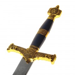 Кортик сувенирный, на навершии «Звезда Давида», золото - синий - Фото 3