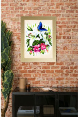 Картина по номерам «Бабочка в ботаническом саду» - Фото 3