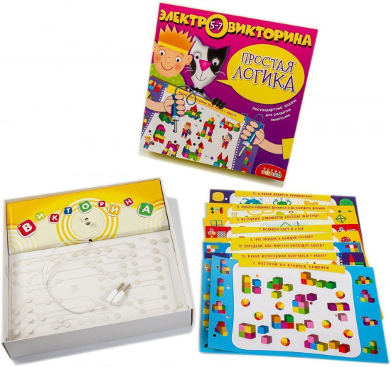 Игра настольная «Электровикторина. Простая логика»