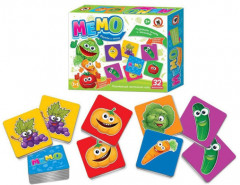 Игра настольная «Мемо. Фрукты и овощи» - Фото 1