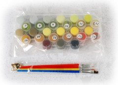 Картина по номерам «Отражения солнца» - Фото 2