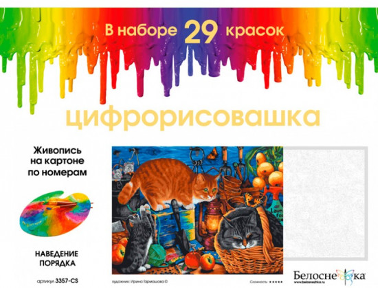 Картина по номерам «Наведение порядка»