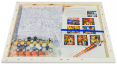 Картина по номерам «Разноцветные ромашки» - Фото 3