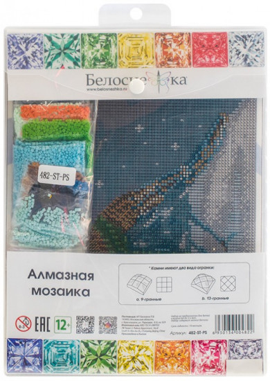 Мозаика алмазная «Снежная зима»