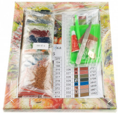 Мозаика алмазная «Яблочный ежик» - Фото 3