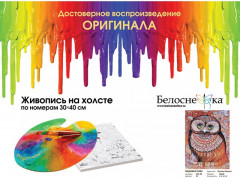 Картина по номерам «Медовая сова» - Фото 1