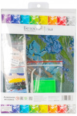 Мозаика алмазная «Бабочка на ирисах» - Фото 3