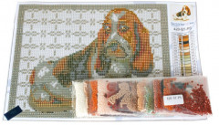 Мозаика алмазная «Бассет-хаунд» - Фото 2