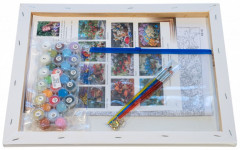 Картина по номерам «Корзина полевых цветов» - Фото 3