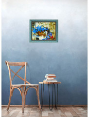 Картина по номерам «Корзина полевых цветов» - Фото 4