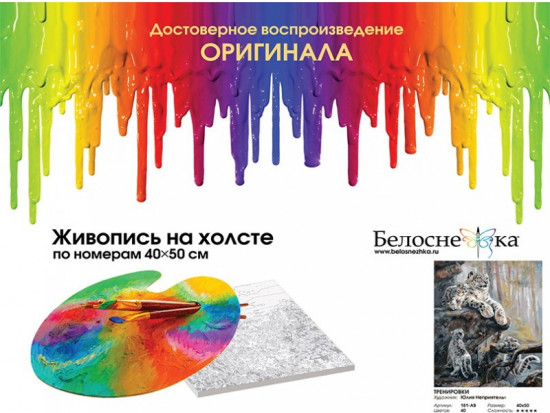 Картина по номерам «Тренировки»