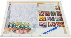 Картина по номерам «Натюрморт с белой розой» - Фото 3