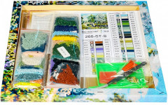 Мозаика алмазная «Мостик в парке» - Фото 2