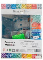 Мозаика алмазная «Снеговик и синица» - Фото 3