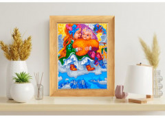 Картина по номерам «Ангелы с грушей» - Фото 5