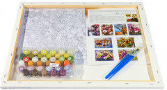 Картина по номерам «Букет с гладиолусами» - Фото 3