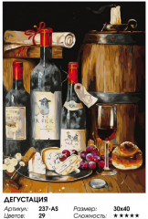 Картина по номерам «Дегустация» - Фото 1