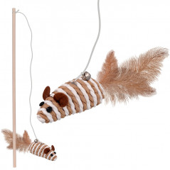 Игрушка-удочка для кошек «Хитрый мышонок» - Фото 2