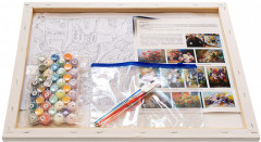 Картина по номерам «Письмо с острова Пасхи» - Фото 3