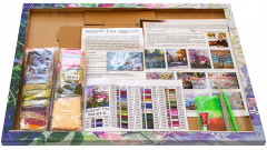 Мозаика алмазная «Пионы и люпины» - Фото 3