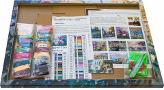 Мозаика алмазная «Свежесть утренних пионов» - Фото 3