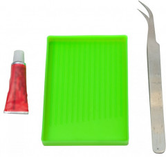 Мозаика алмазная «Розы и фиалки» - Фото 3