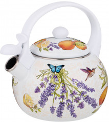 Чайник эмалированный со свистком - Фото 1