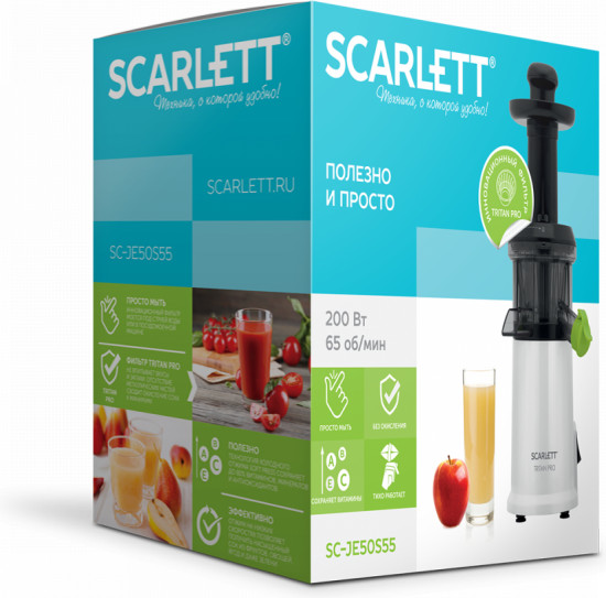 Соковыжималка шнековая Scarlett SC-JE50S55