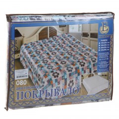 Двустороннее стеганое покрывало из искусственного шелка «Elegant» (рис. 080, евро-макси, размер 220х240) - Фото 1