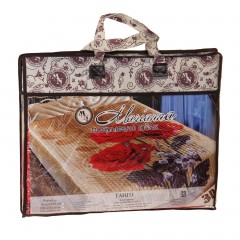 Стеганое покрывало из искусственного шелка «Танго» (евро, размер 200х220) - Фото 1