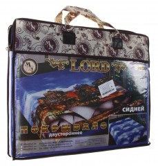 Двустороннее стеганое покрывало из искусственного шелка «Сидней» (1,5 спальное, размер 150х220) - Фото 1