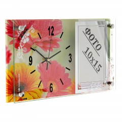 Часы настенно-настольные «Герберы» - Фото 1